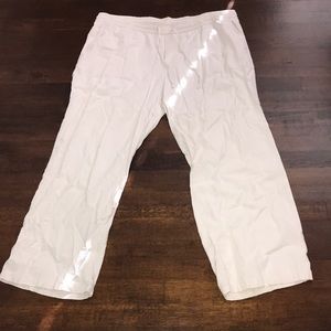 Women’s old navy khaki linen pants size xlarge